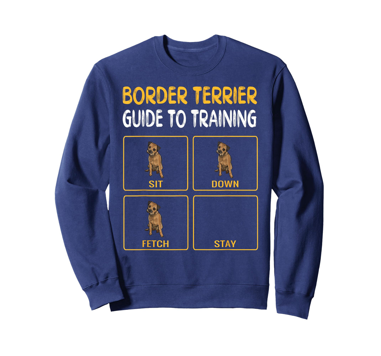 Funny Border Terrier Guide To Training Dog Obedience Trainer T-Shirt