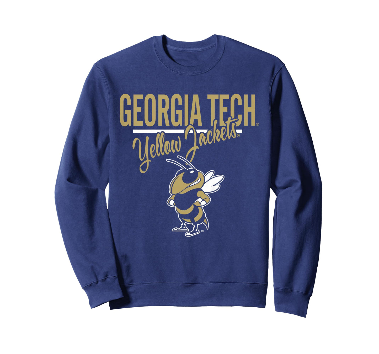 Kids Georgia Tech Yellow Jackets Kid's Mascot Navy T-Shirt