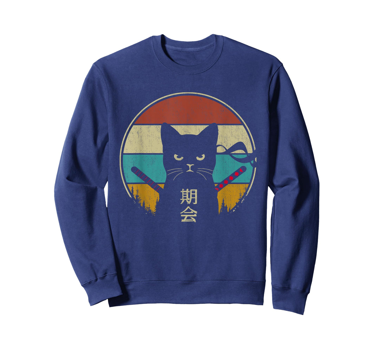 Vintage Japanese Cat Kawaii Retro Style Cat Kitten Lover Men Women Girls Kids T-Shirt