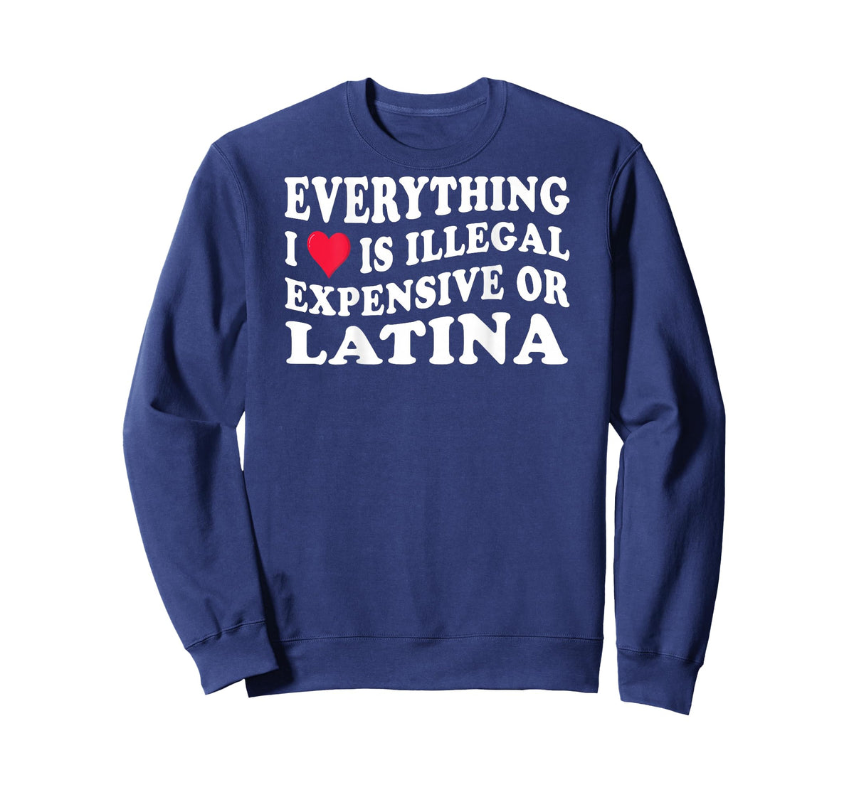 Everything i love is illegal expensive or latina on back T-Shirt