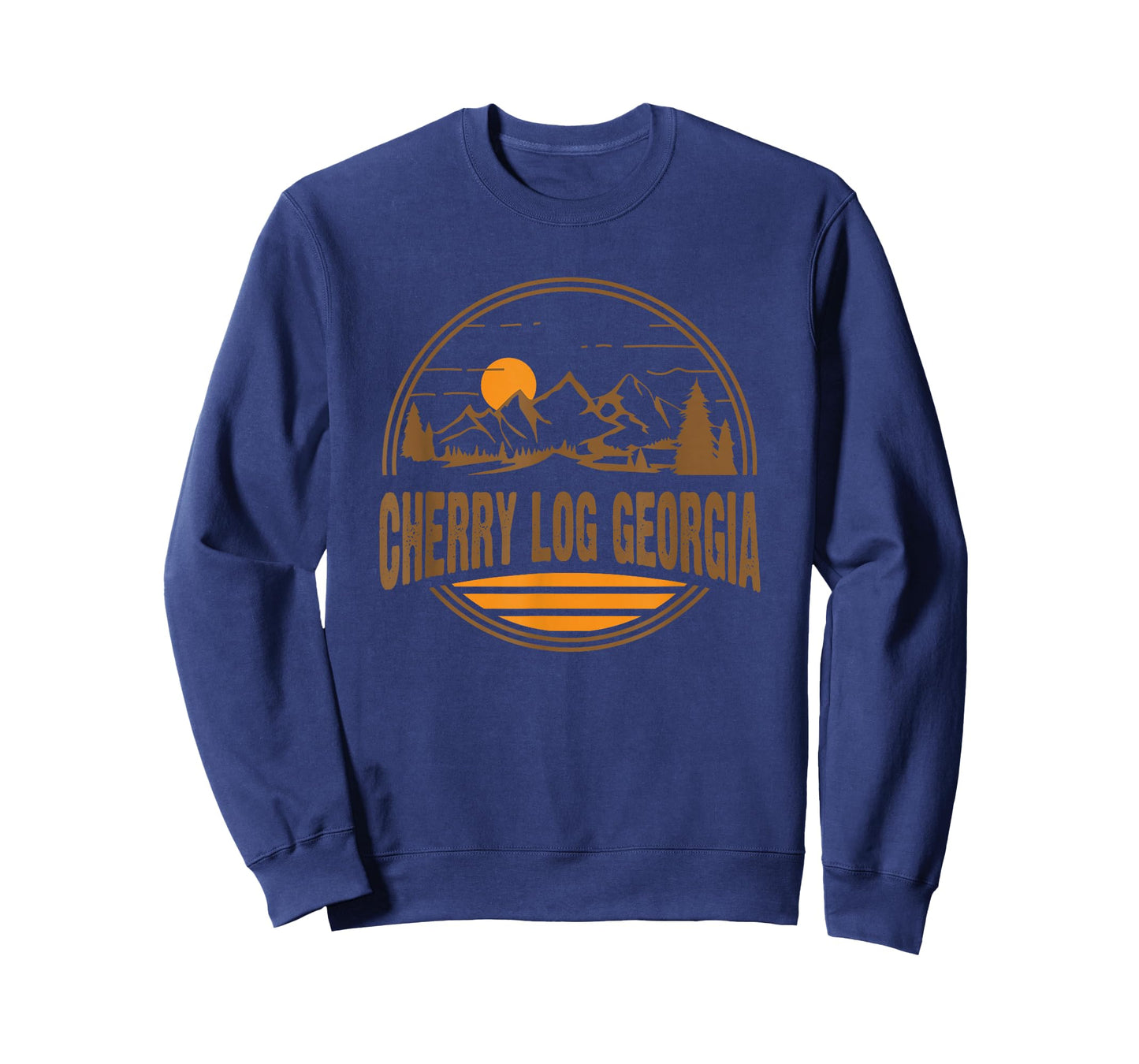 Vintage Cherry Log, Georgia Mountain Hiking Souvenir Print T-Shirt
