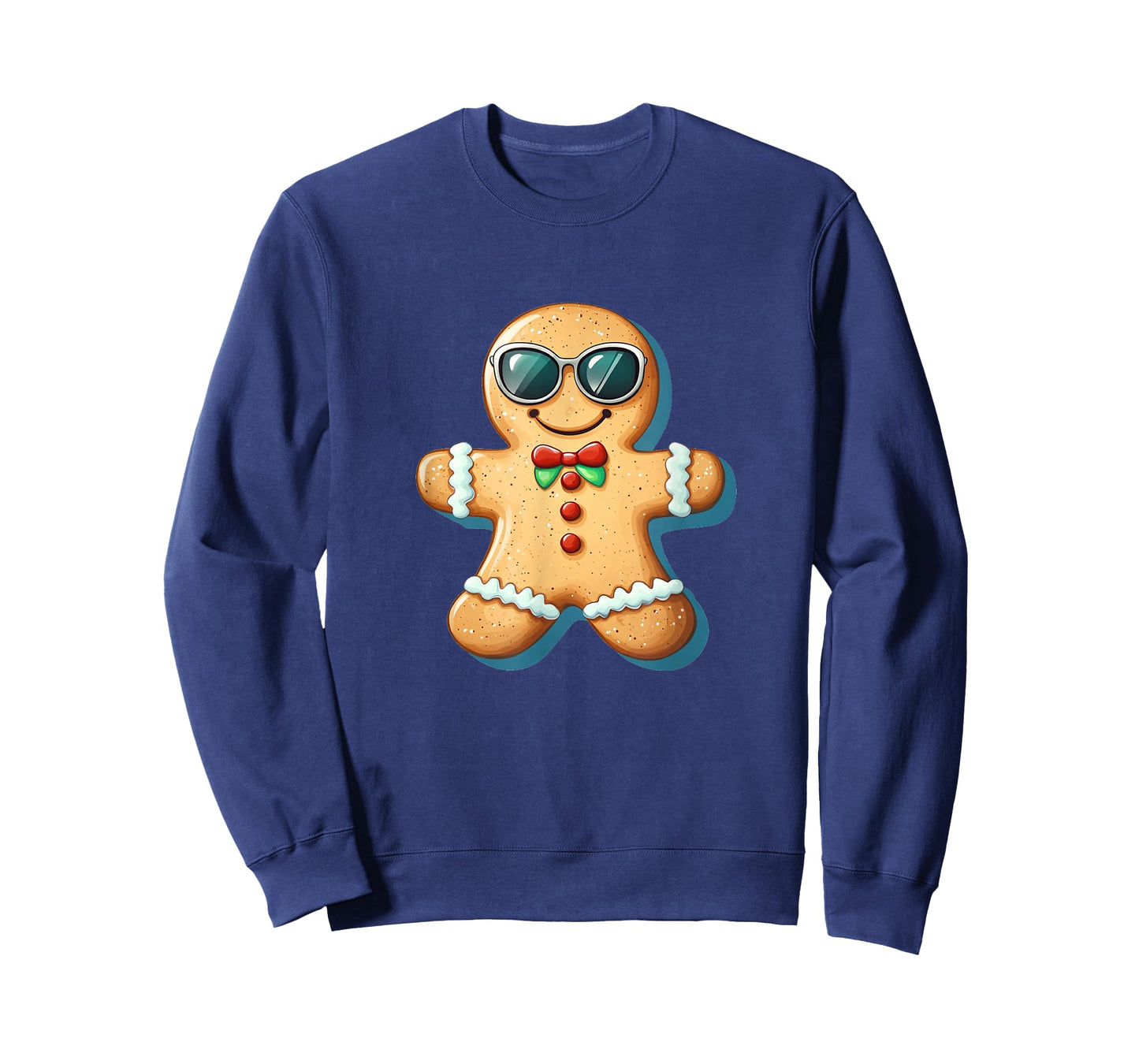 A Smart Gingerbread Man with a Funny Look T-Shirt