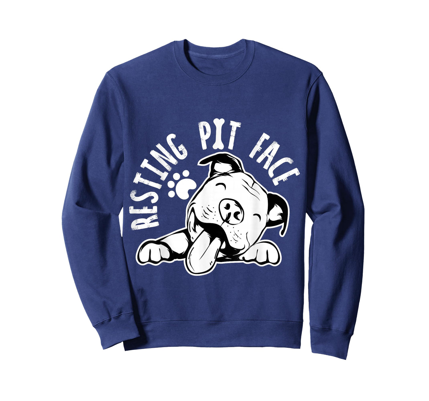 Resting Pit Face | Funny Dog Pitbull Meme Clothing T-Shirt