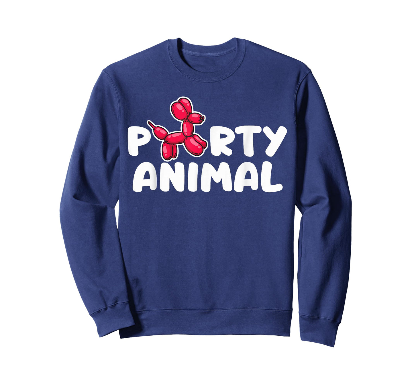 Party Animal - Red Balloon Dog Puppy Surprise T-Shirt