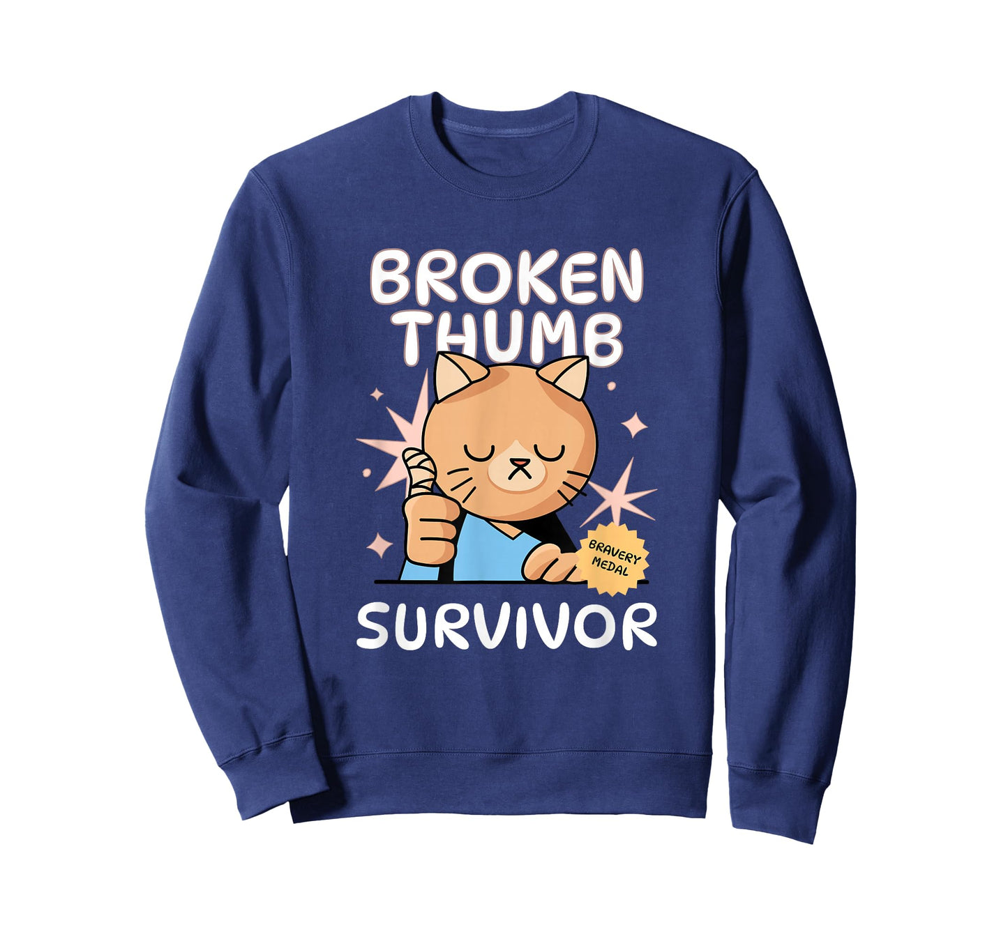 BROKEN THUMB SURVIVOR | BROKEN THUMB FINGER T-Shirt