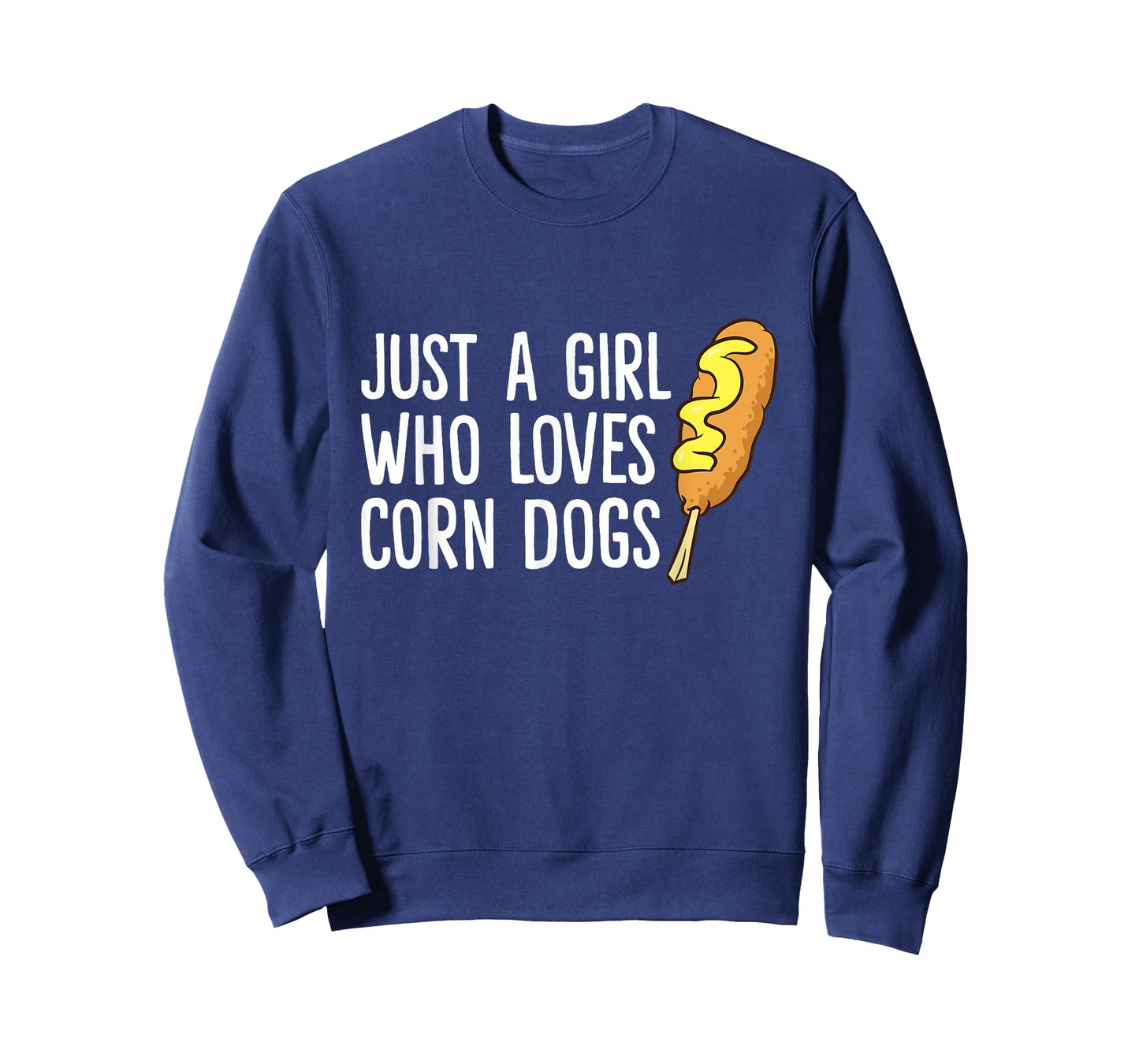 Funny Corndog Girl Just a Girl Who Loves Corn Dogs T-Shirt
