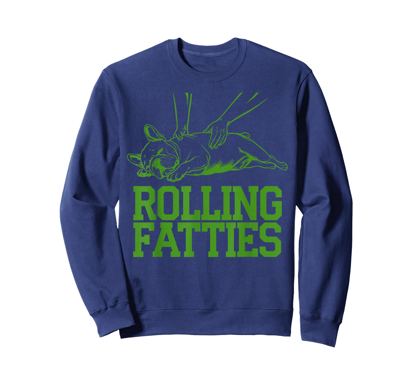 French Bulldog Rolling Fatties Funny Dog Lover Puppy Owner T-Shirt