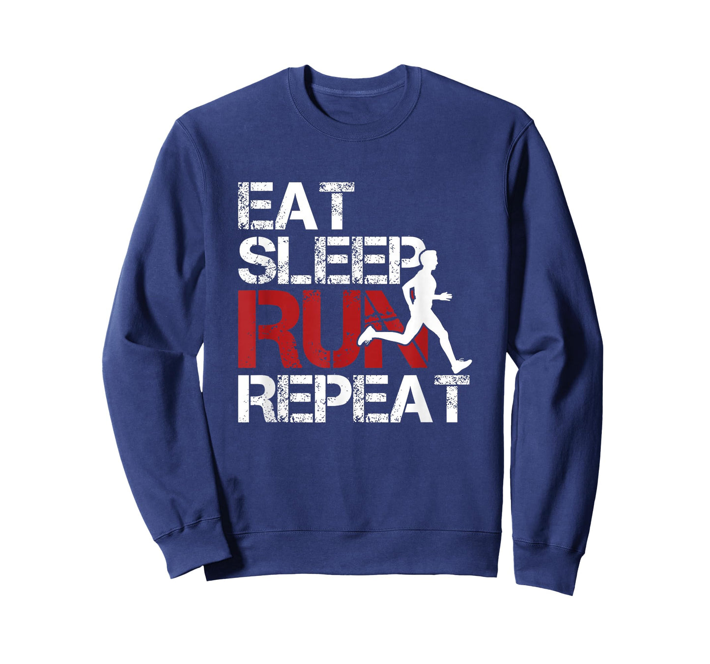 Eat Sleep Run Repeat Track & Field Running T-Shirt T-Shirt