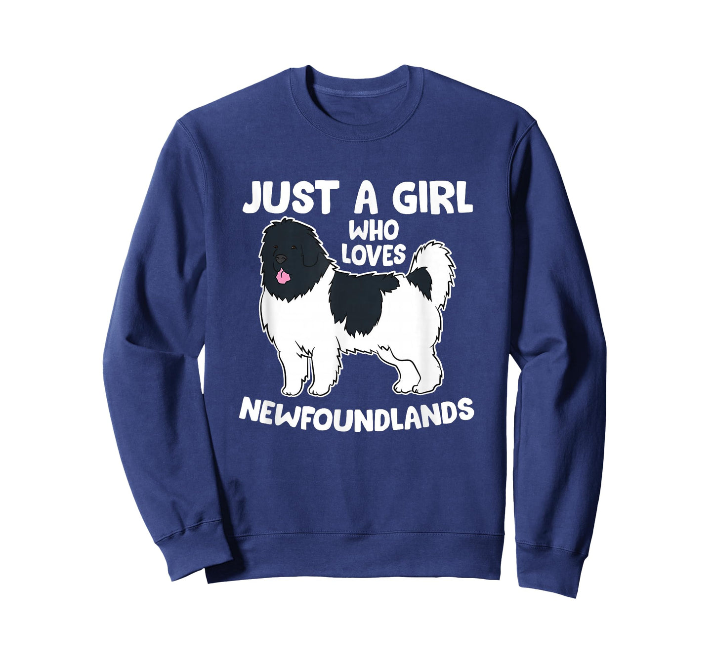 Just a Girl Who Loves Newfoundland Dogs T-Shirt