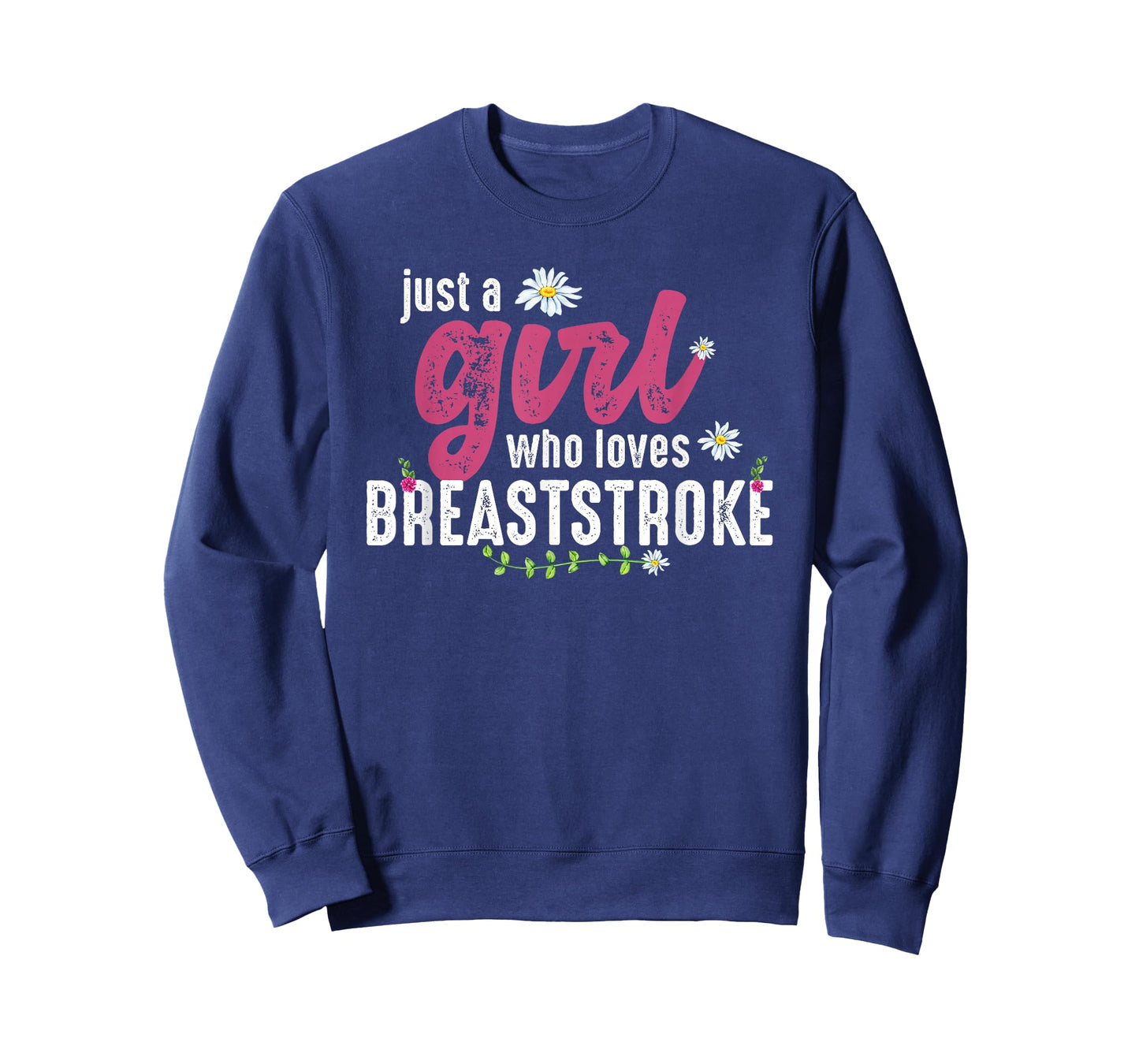 Just A Girl Who Loves Breaststroke - Breaststroke Swimmer T-Shirt