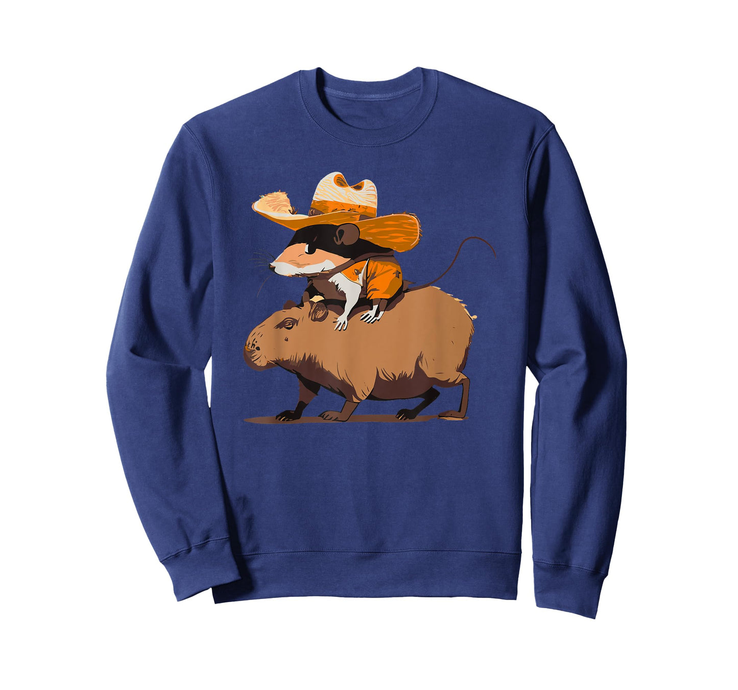 Funny Capybara Cowboy Cowgirl Rodent Mouse Western Country T-Shirt
