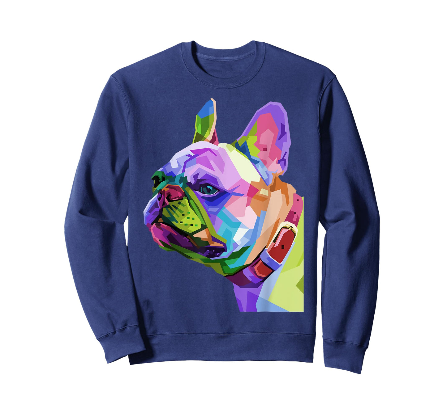 Frenchie French Bulldog Pop Art Portrait Bouledogue Men Women Kids T-Shirt