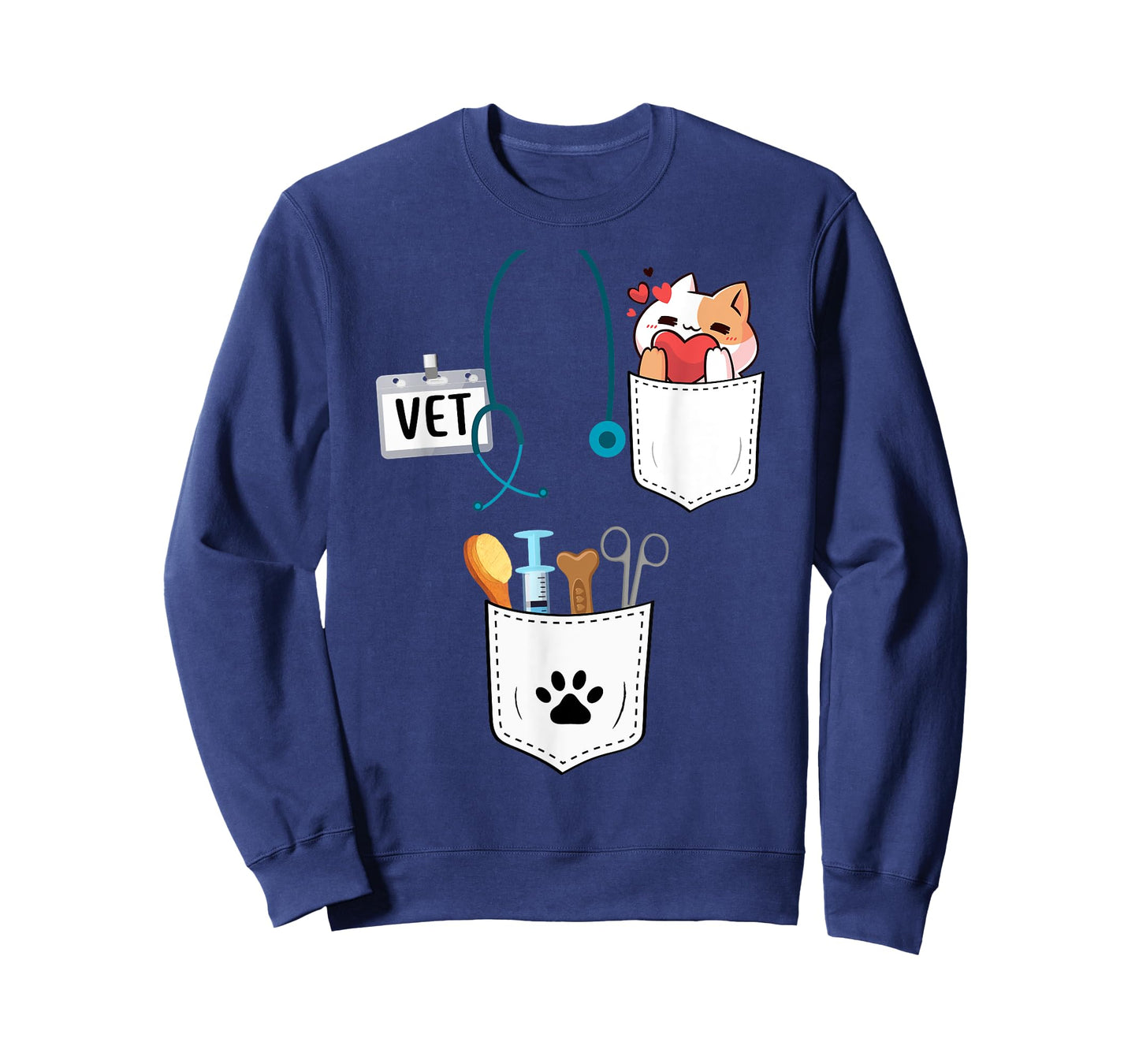 Vet Tech Veterinarian Halloween Costume For Adult Kids Women T-Shirt
