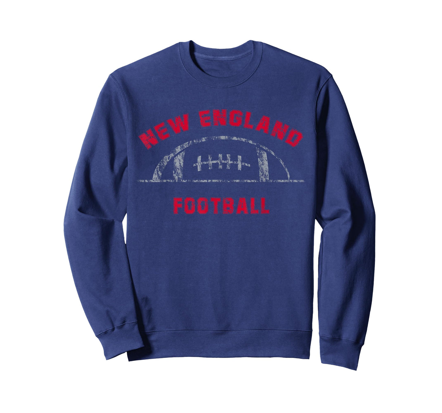 New England Football | End Zone Game Day Distressed Vintage T-Shirt