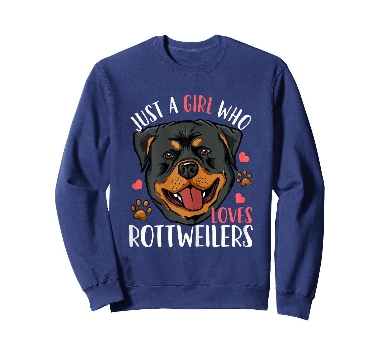 Rottweiler Just A Girl Who Loves Rottweilers Gift T-Shirt