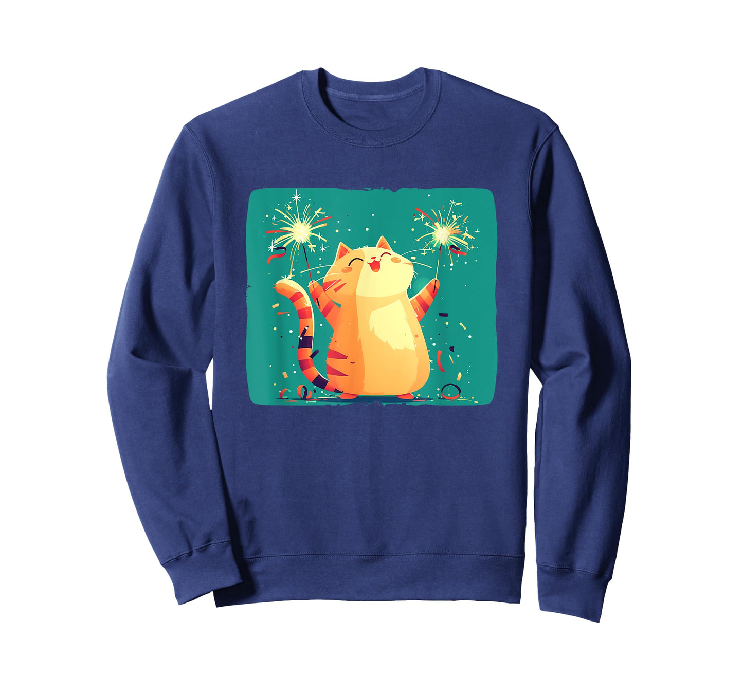Happy New Year Cat Costume for a Fun Start T-Shirt