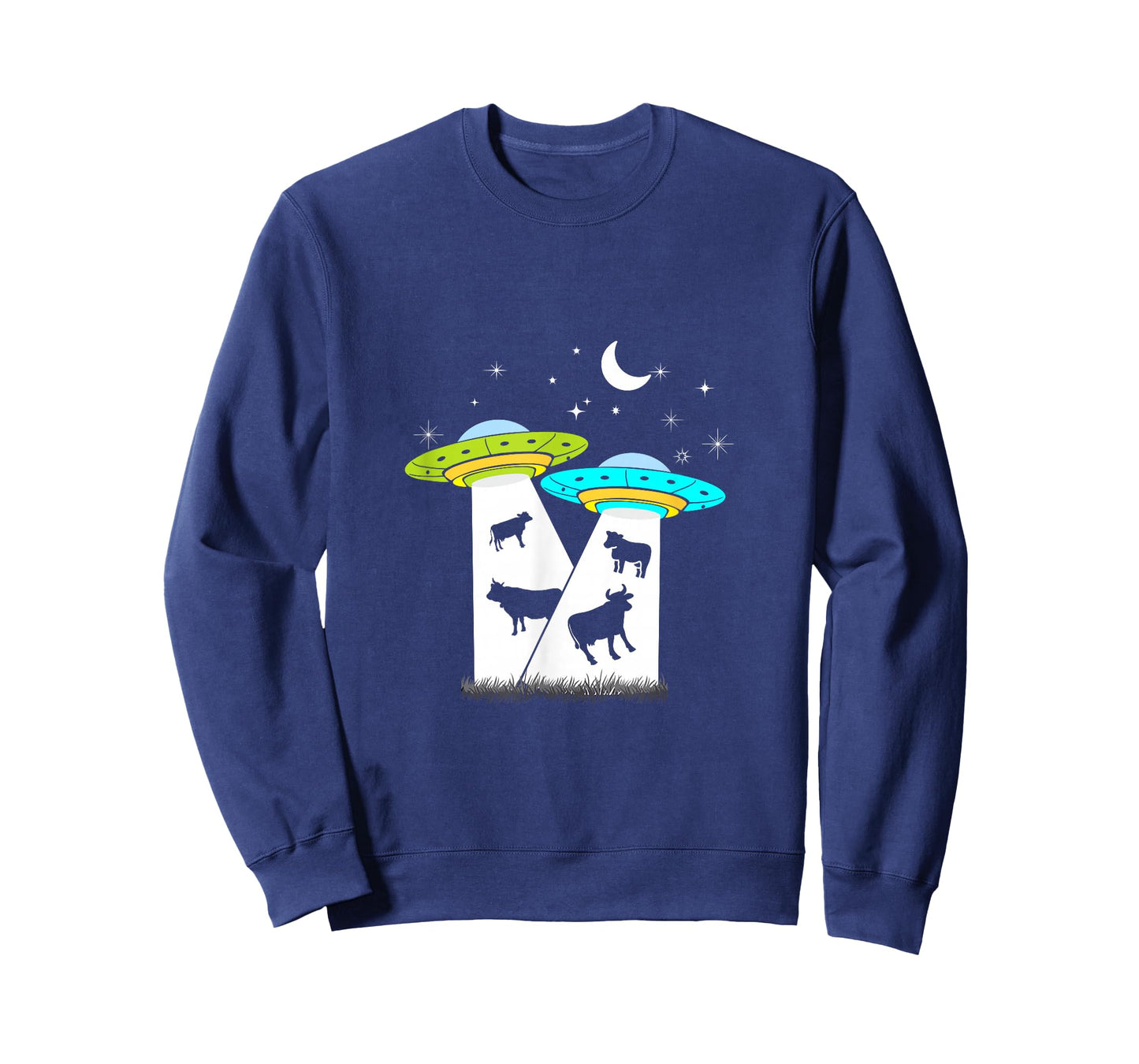 Alien Cow Abduction UFO Area Free the Aliens Shirt T-Shirt
