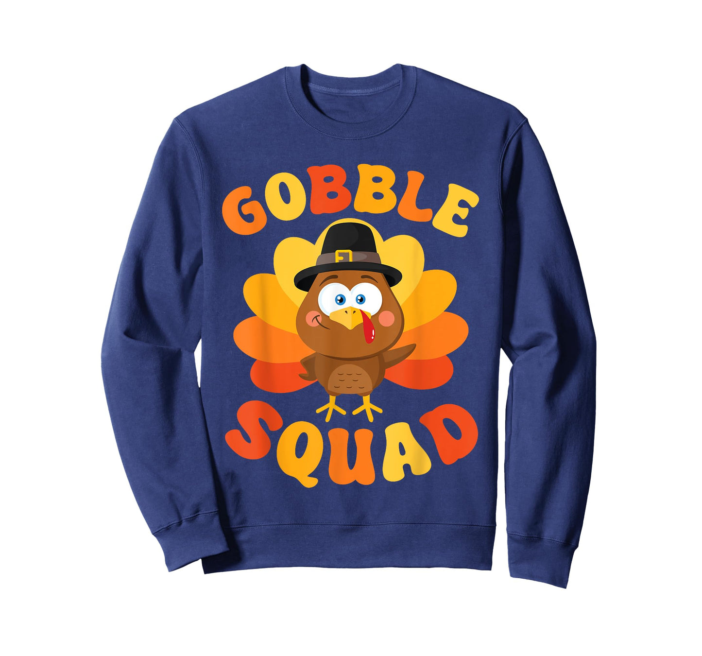 Gobble Squad Cute Turkey Thanksgiving T-Shirt