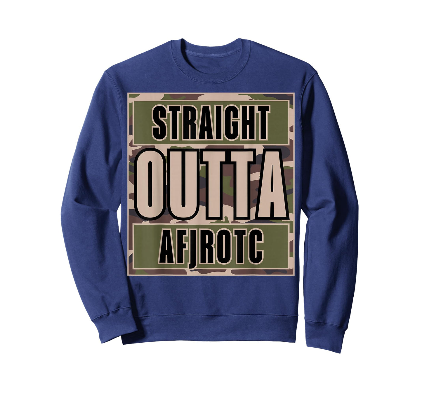 Straight Outta AFJROTC US Junior ROTC Cadet Funny AFJROTC T-Shirt
