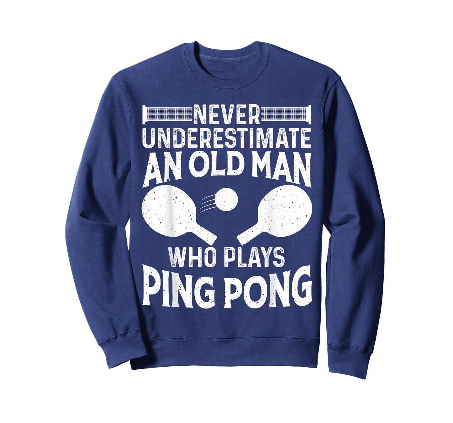 Funny Ping Pong Design Men Dad Grandpa Table Tennis Player T-Shirt