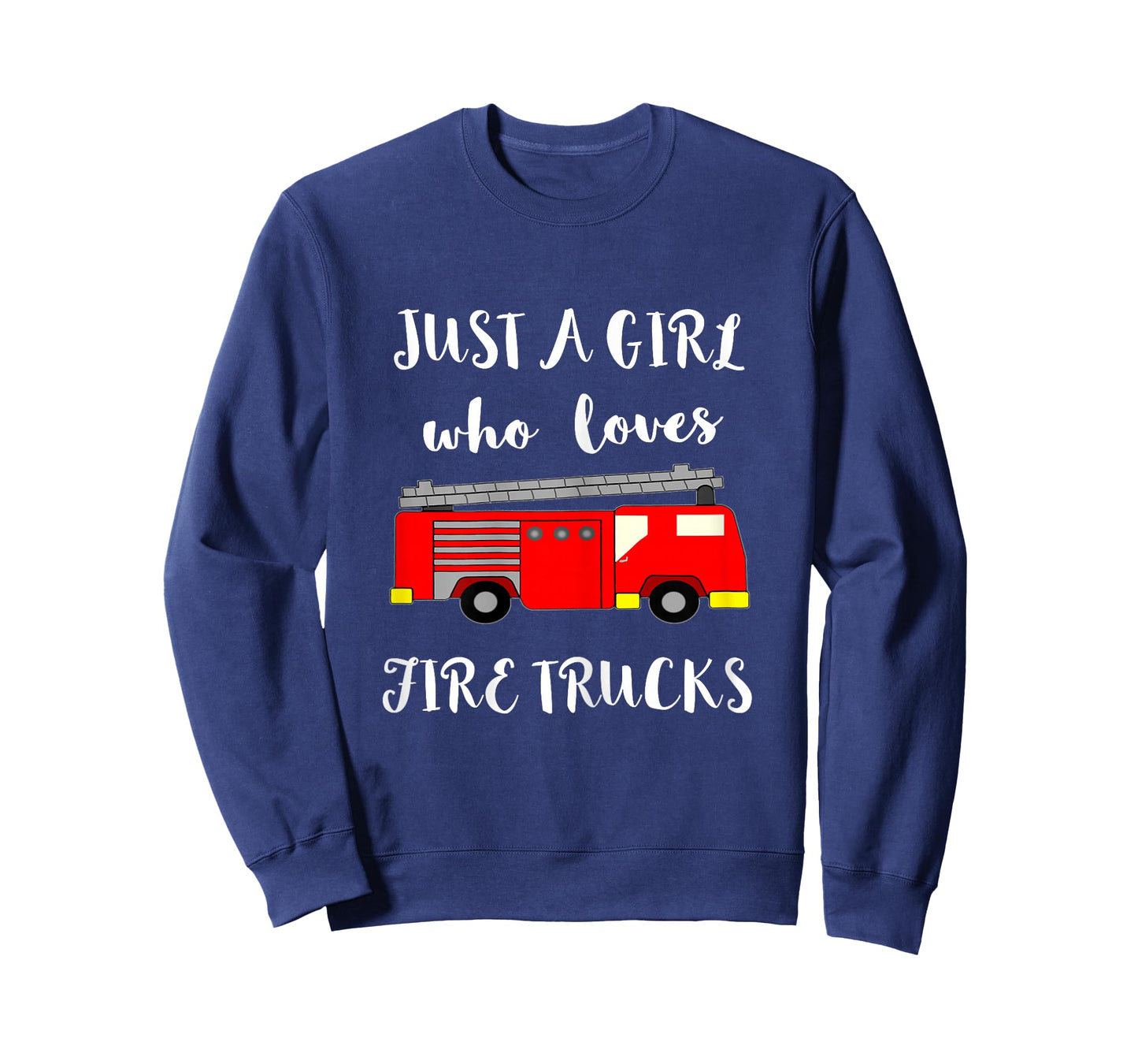 Just A Girl Who Loves Fire Brigade Cars Fireman T-Shirt