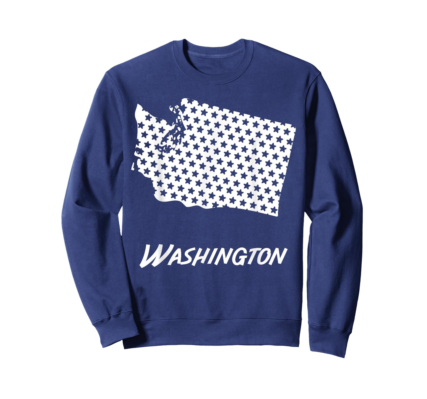 Washington USA State Outline Stars Vintage Retro Design T-Shirt