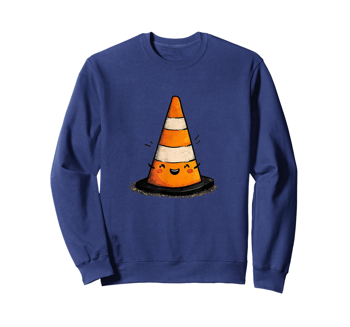 Cute Traffic Cone Graphic T-Shirt