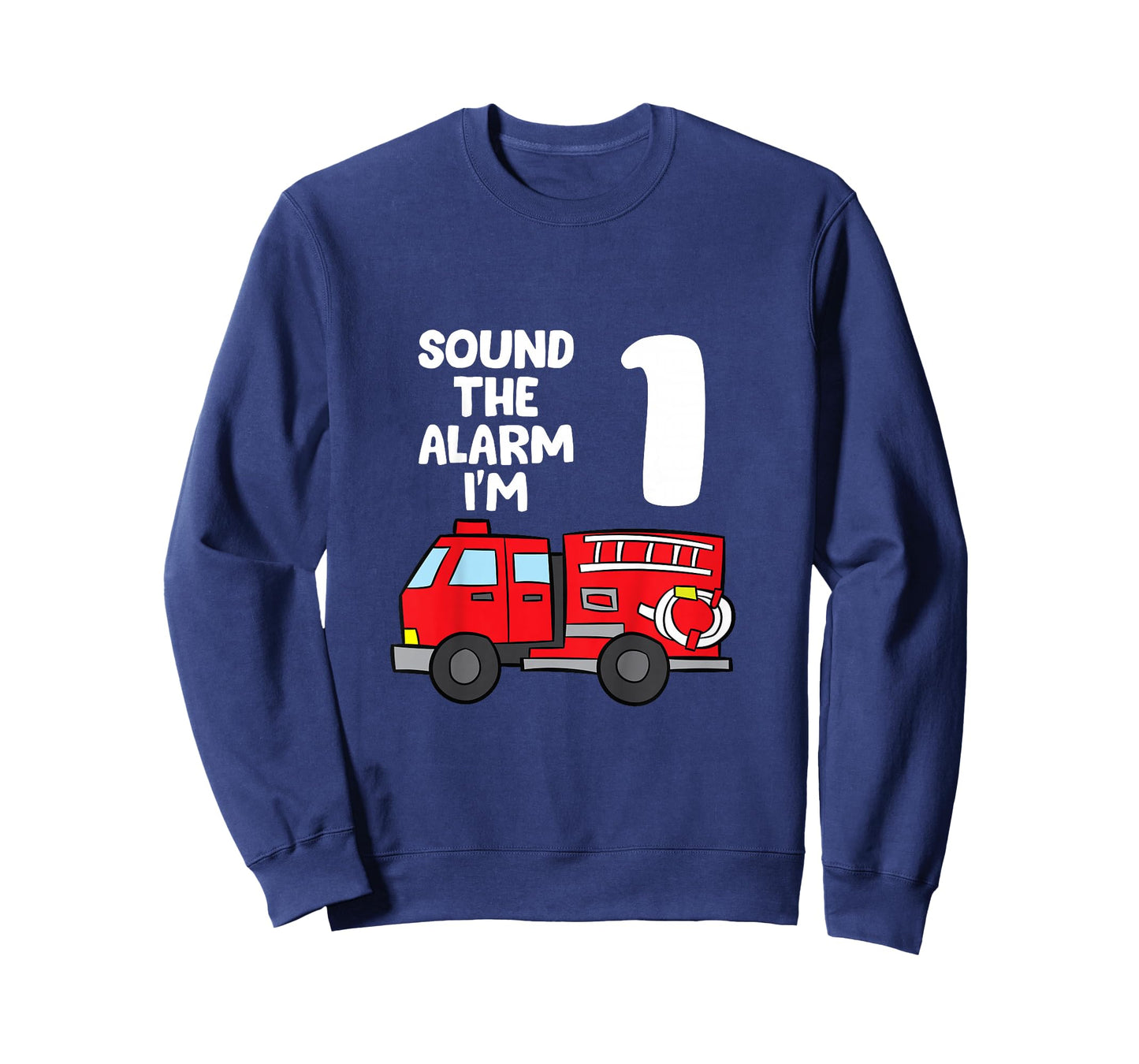 Sound Alarm I'm 1 Children 1. Birthday Fire Truck T-Shirt