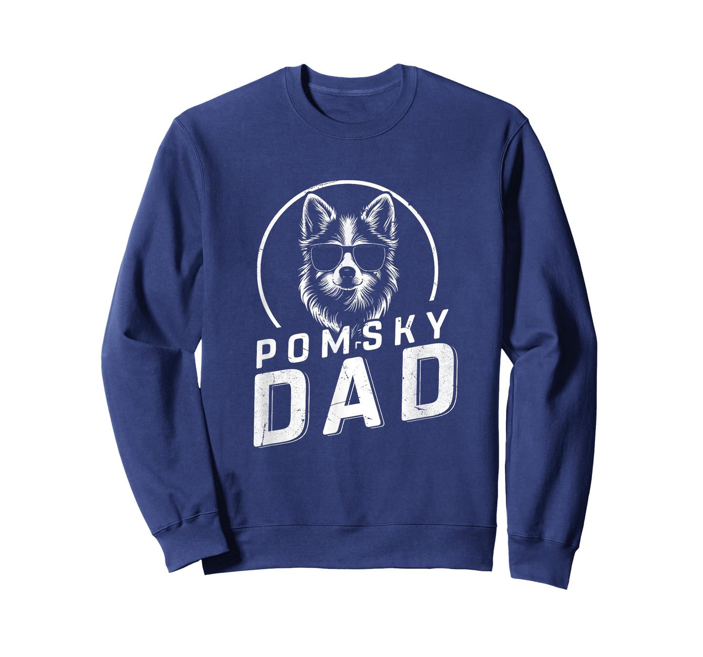 Pomsky Dad Dog Owner Gifts Men Funny Dog Dad Father's Day T-Shirt