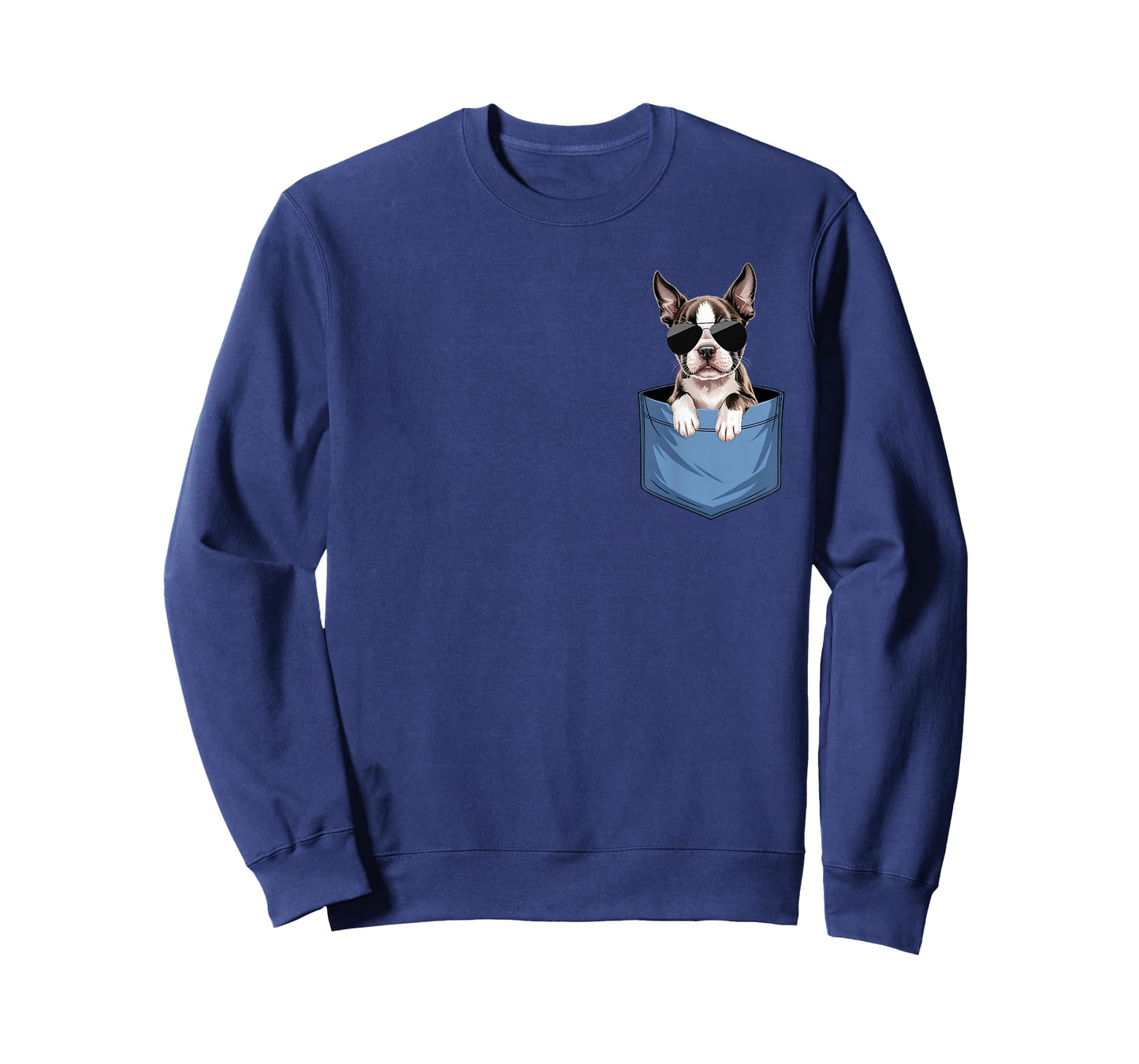 Cute Pocket Boston Terrier Lover Dog Mom T-Shirt