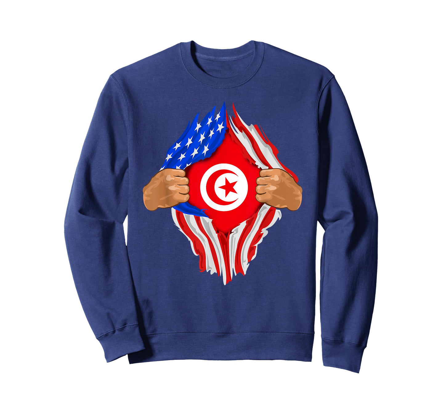 Tunisian Blood Inside Me | Tunisia Flag Gift T-Shirt