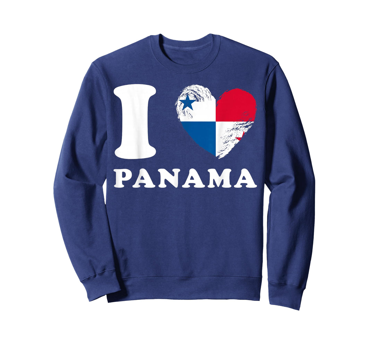 I Love Panama - Heart Flag Panama T-Shirt