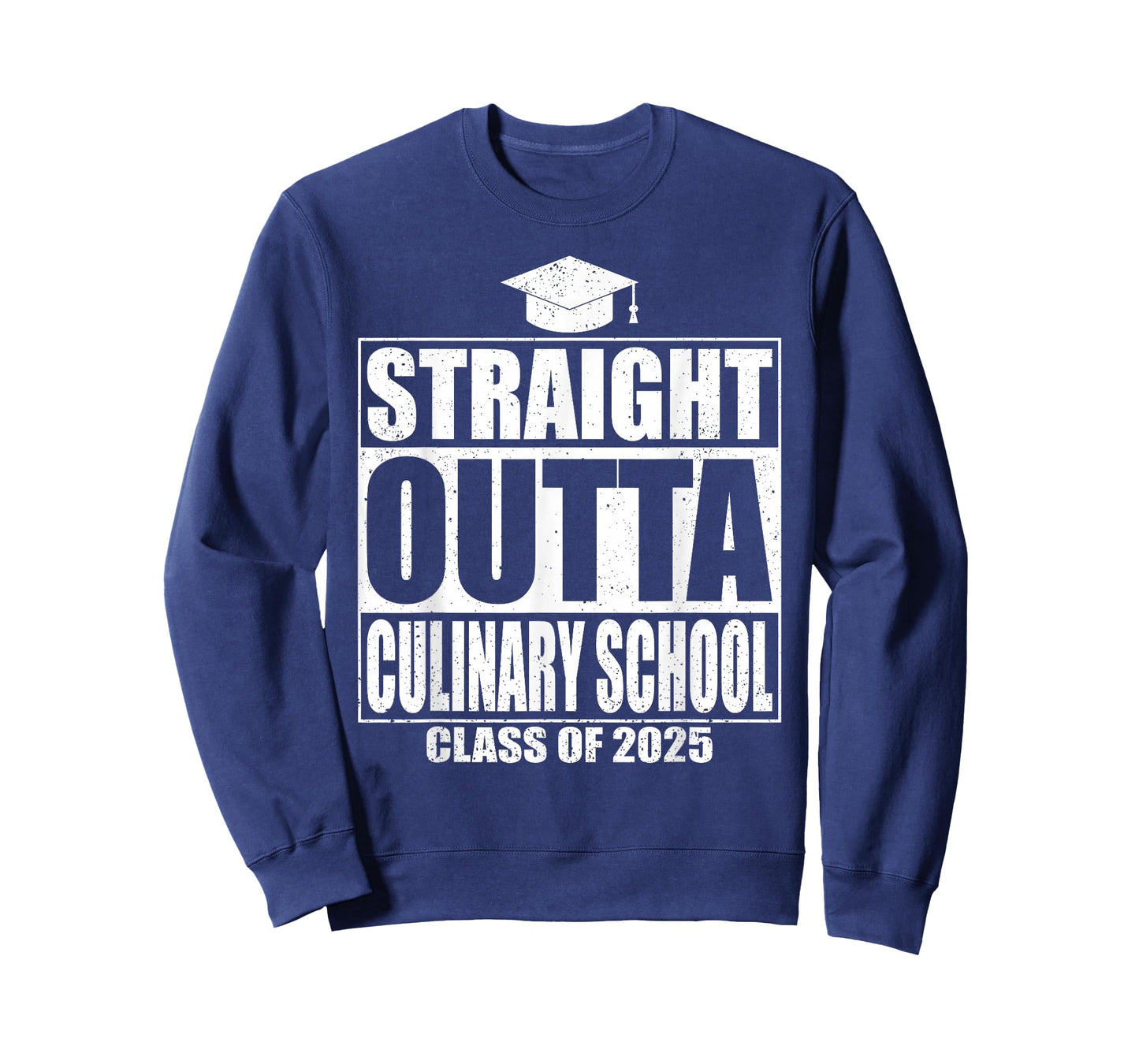 Straight Outta Culinary School Graduation Idea Class Of 2025 T-Shirt