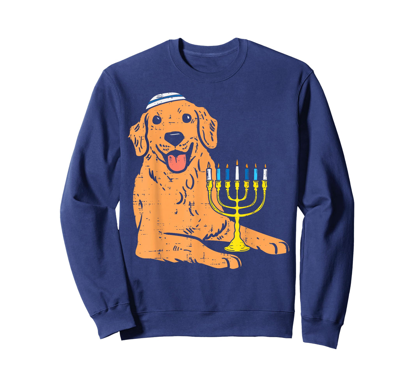 Jewish Golden Retriever Dog Hanukkah Pajamas Chanukah PJs T-Shirt