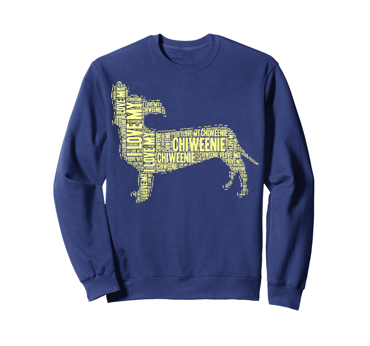 I Love My Chiweenie Word Art Chiweenie Shirt T-Shirt