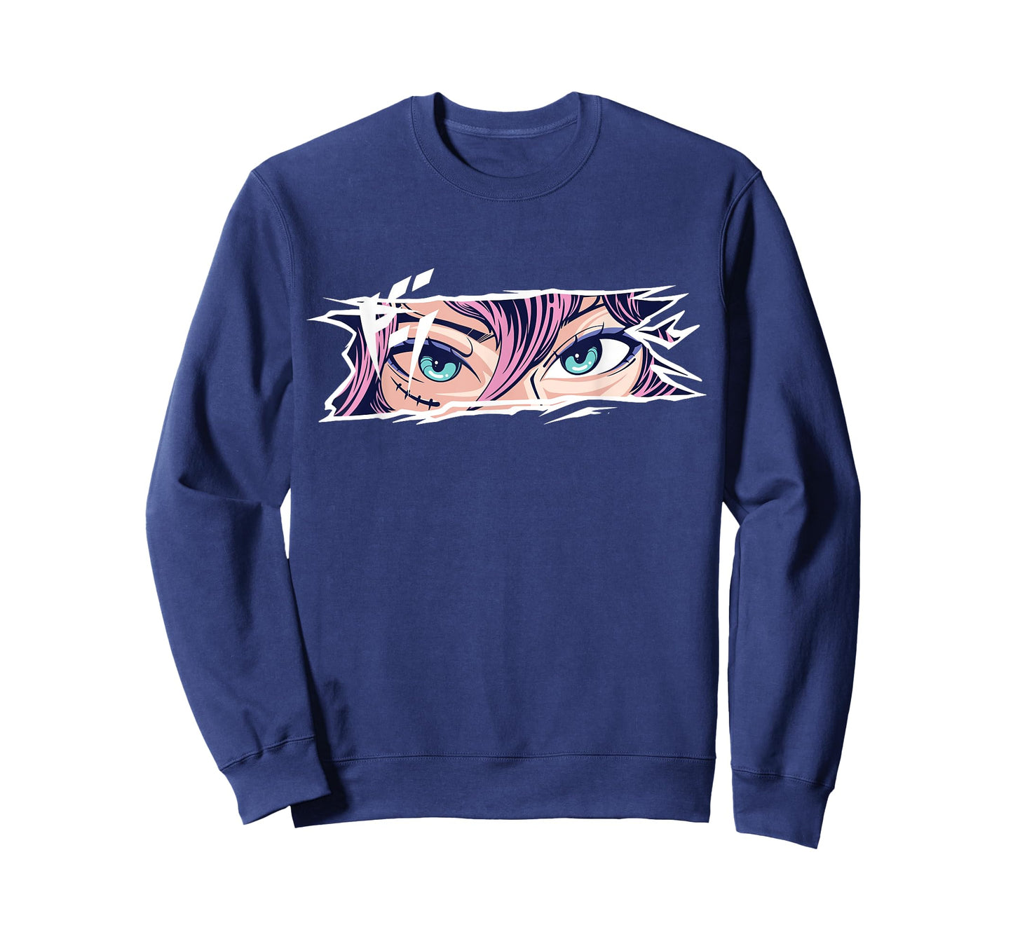 Anime & Japan Culture Apparel Gifts FIDIMA Anime Eyes T-Shirt - Unisex-Adults & Kids - Black - Small - Short Sleeve - Cotton 65%, Polyester 35%