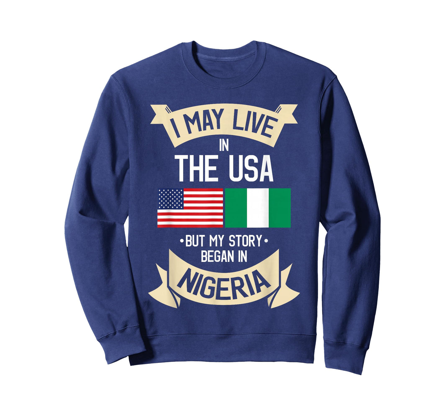 Nigeria American Flag USA Nigerian Roots Gifts T-Shirt