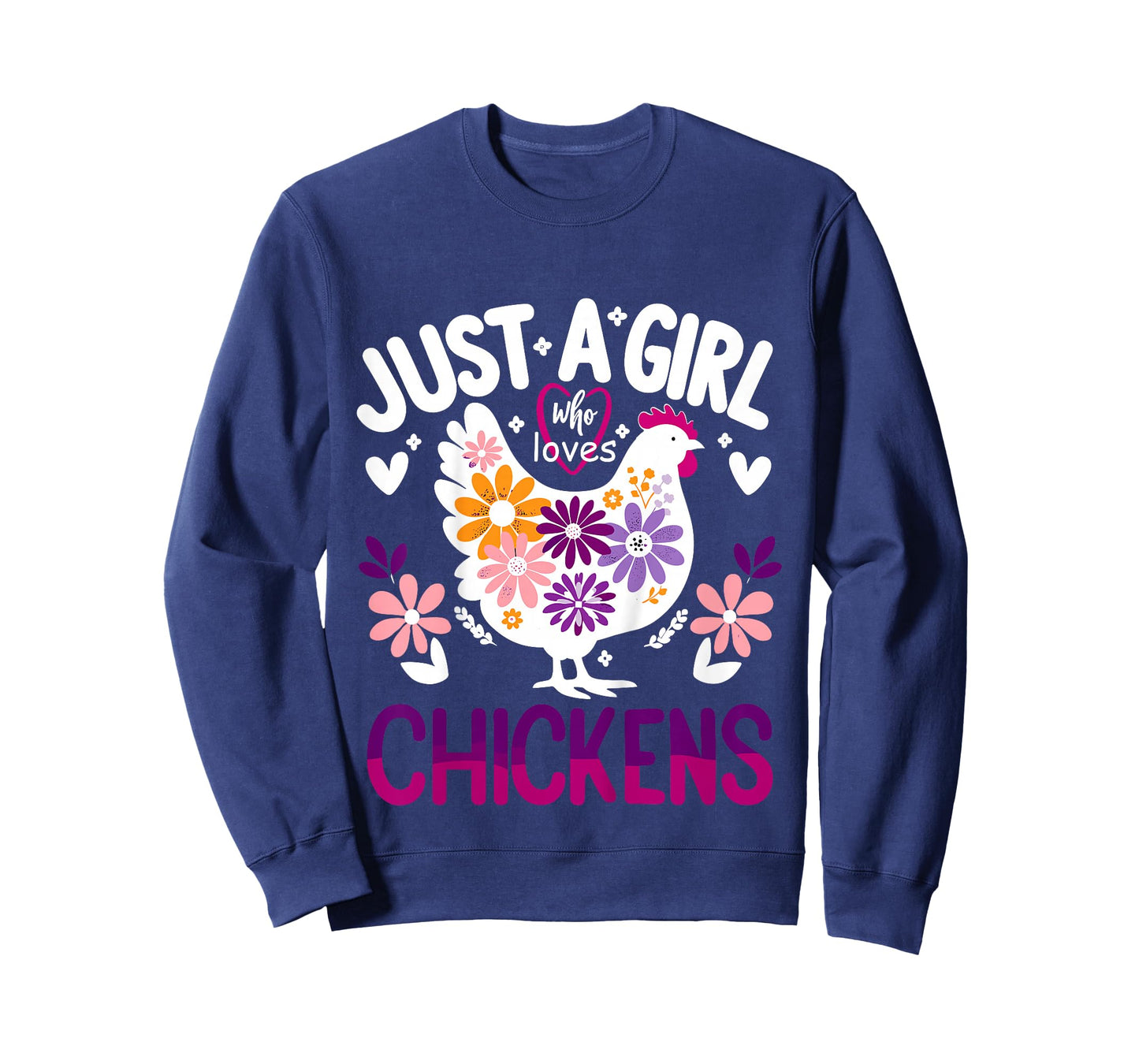 Chicken Funny Just A Girl Who Loves Chickens T-Shirt