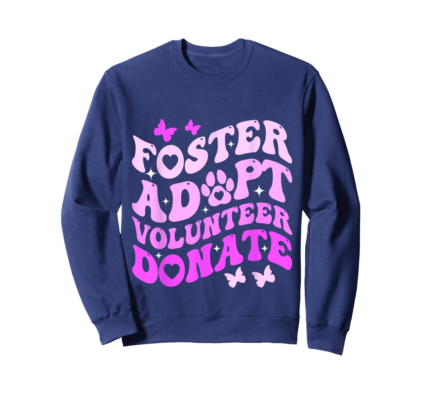 Groovy Foster Adopt Volunteer Donate Animal Rescue Dog Lover Men Women T-Shirt