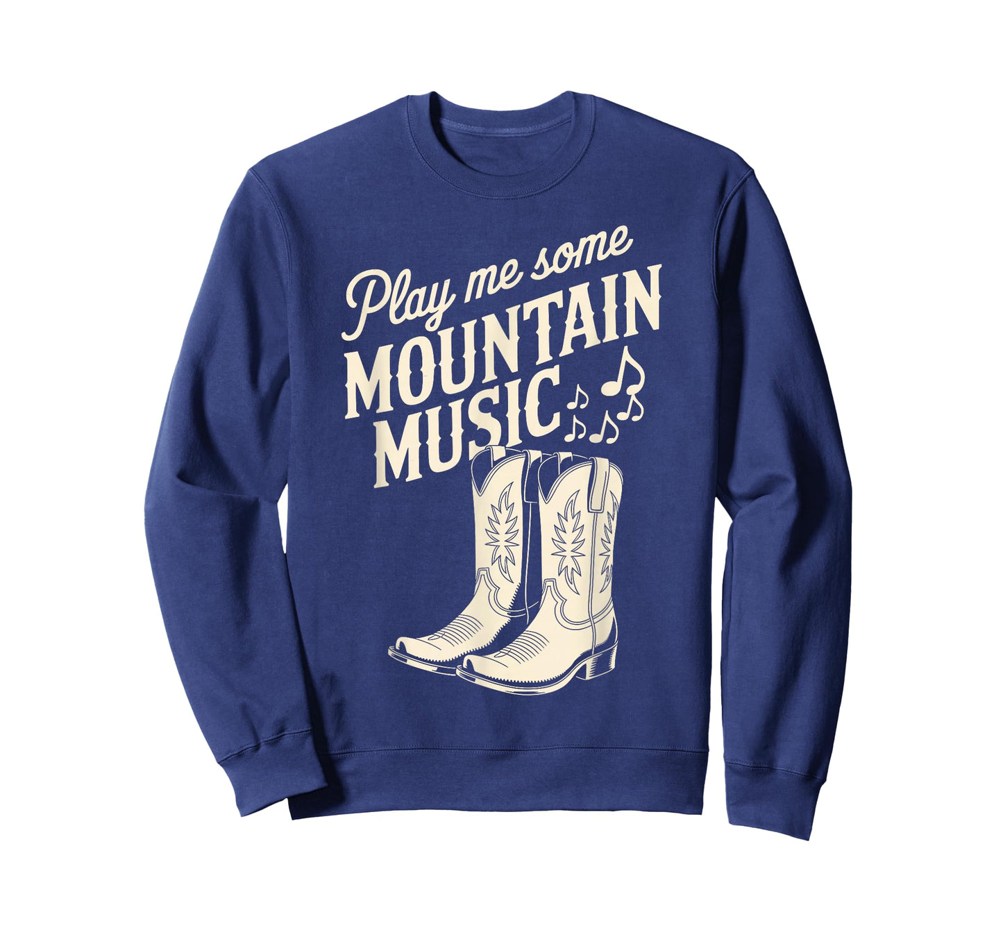 Play Me Some Mountain Music Retro Country Western T-Shirt