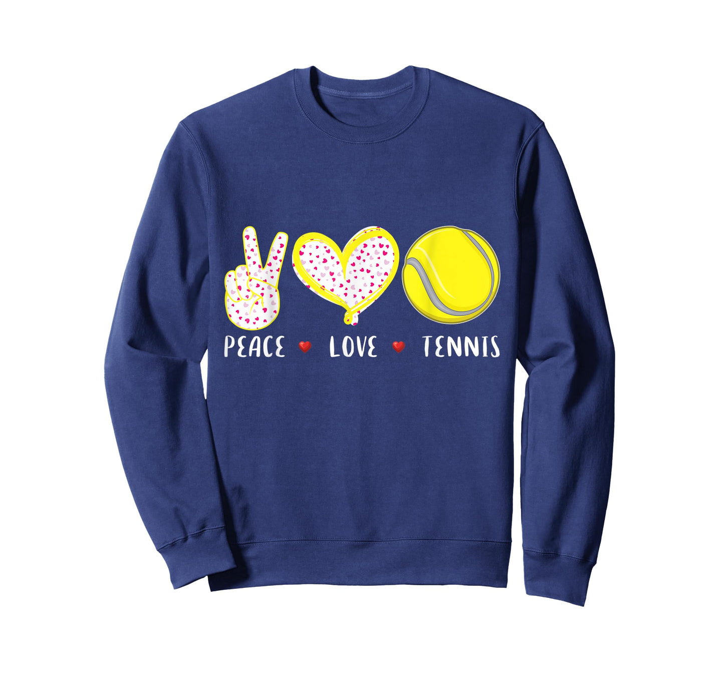 peace love tennis gifts for girls boys kids women men coach T-Shirt