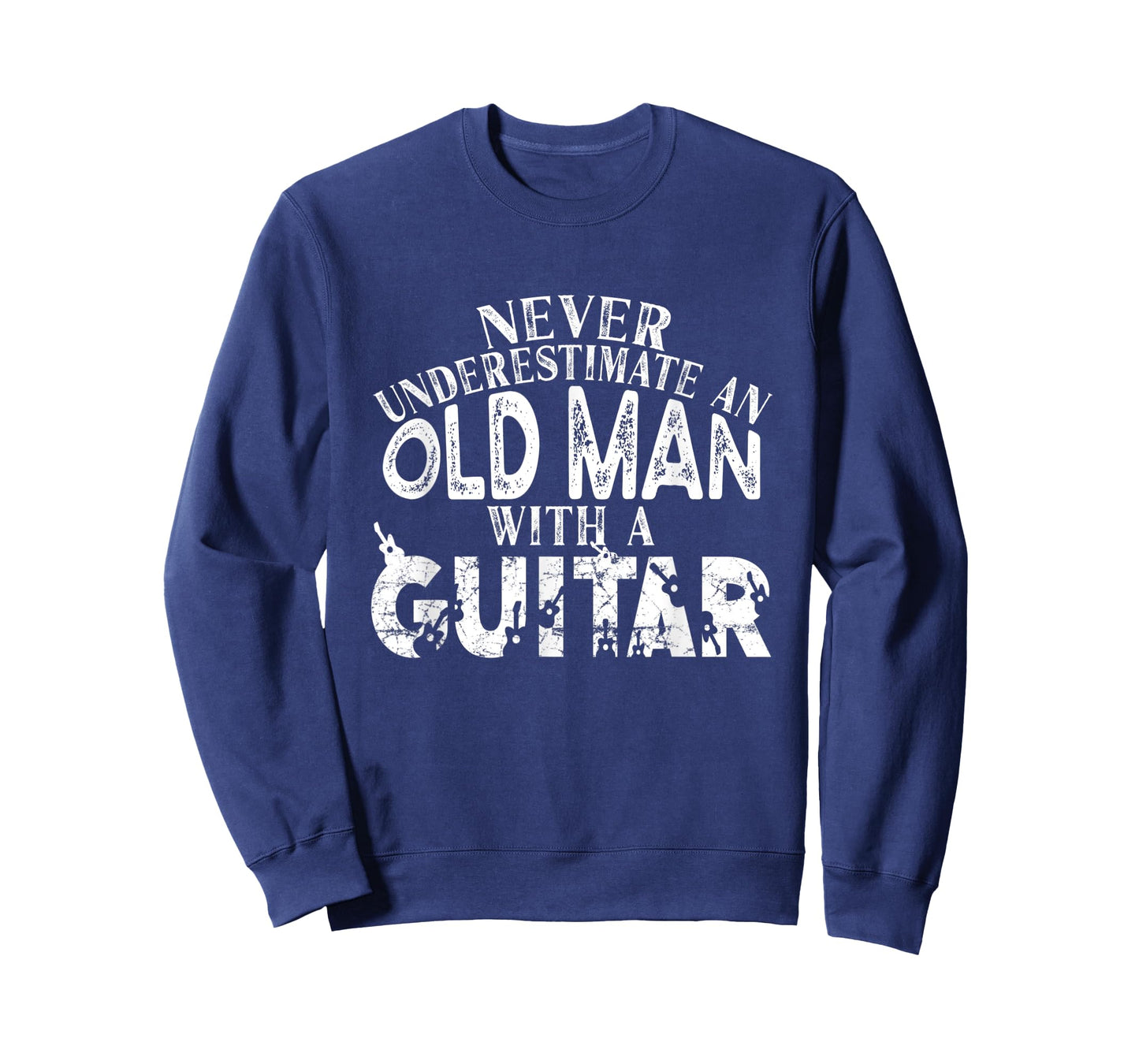 Never Underestimate An Old Man With A Guitar Gift T-Shirt