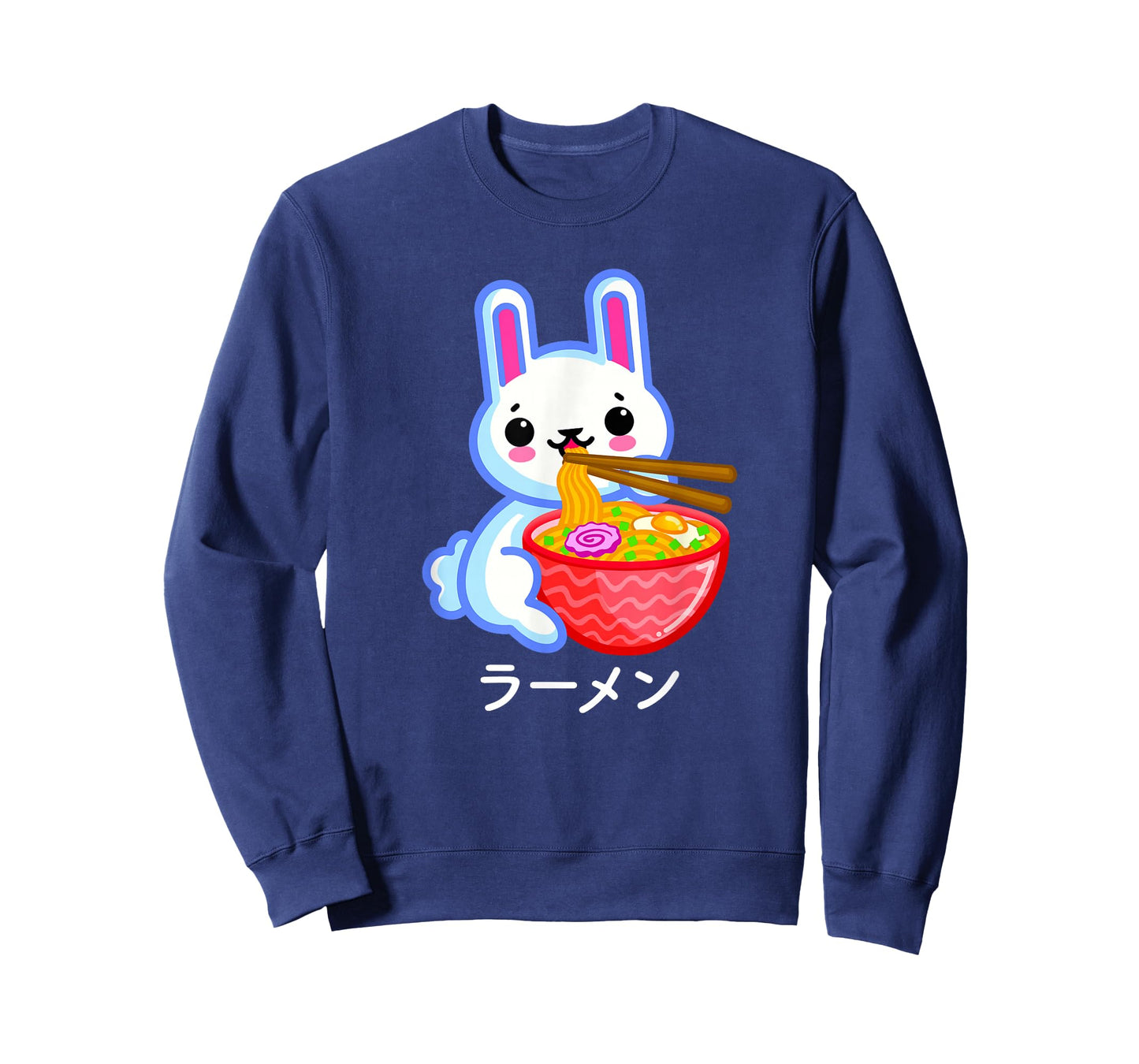 Rabbit Ramen Noodles Cute Bunny Lover Kawaii Japanese Anime T-Shirt