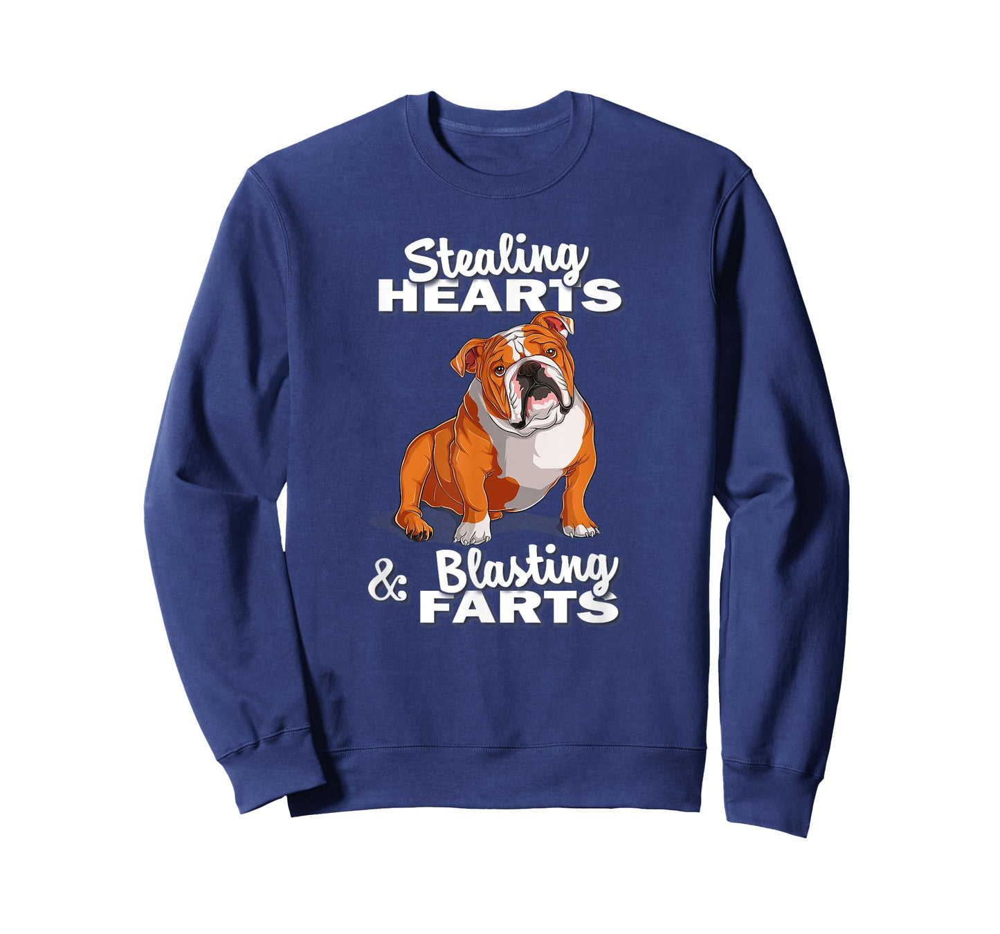 Funny Stealing Hearts Blasting Farts English Bulldog T-Shirt