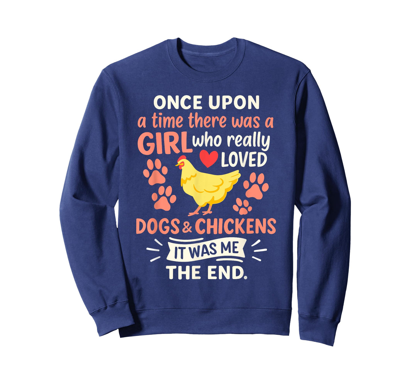 Girl Who Loved Funny Dogs And Chickens Lover Farmer T-Shirt