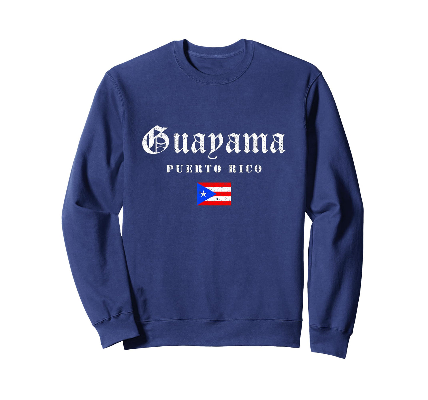 Vintage Guayama Puerto Rico Flag Pride Home Root Travel T-Shirt