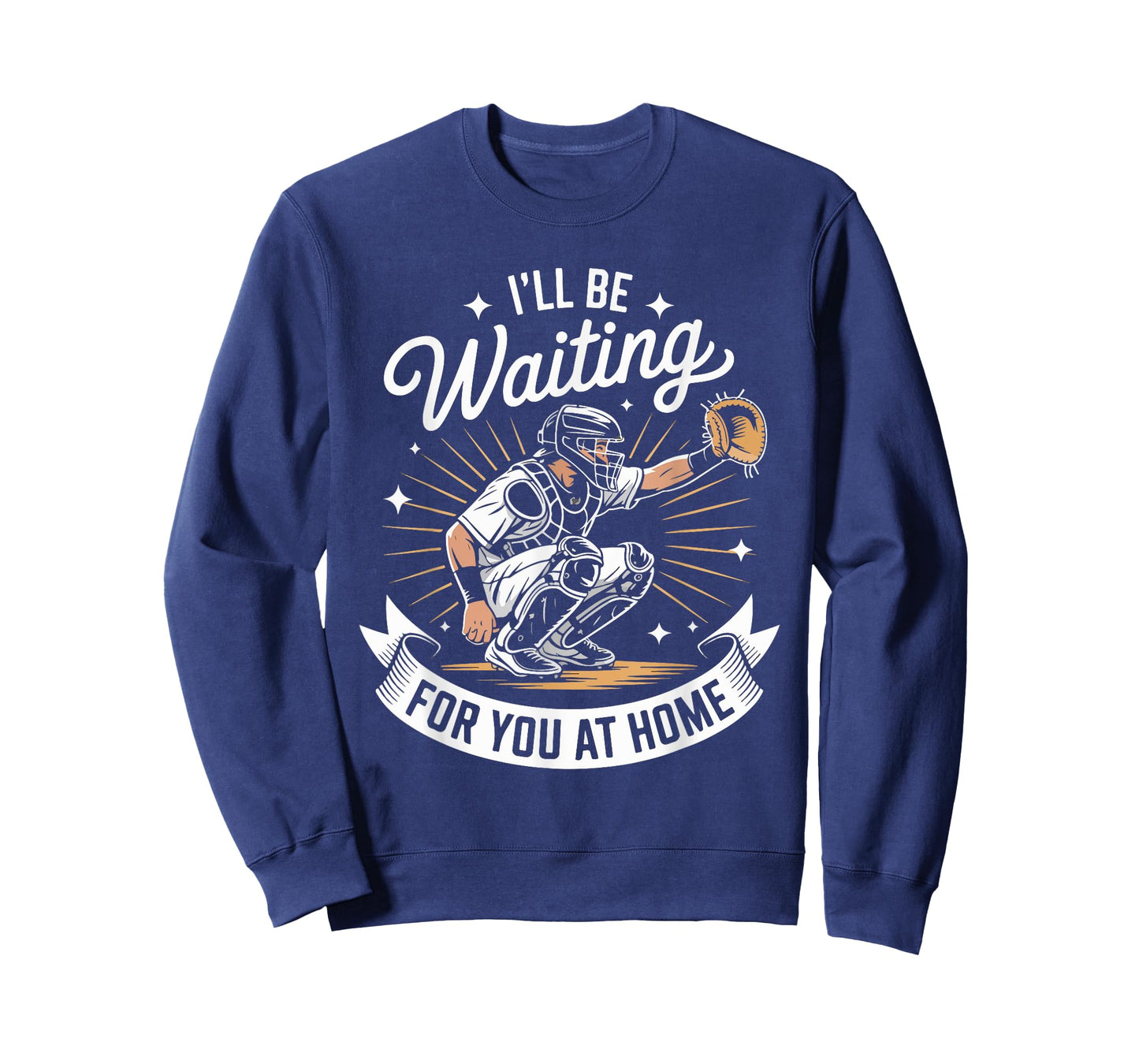 I'll Be Waiting for You at Home Baseball T-Shirt