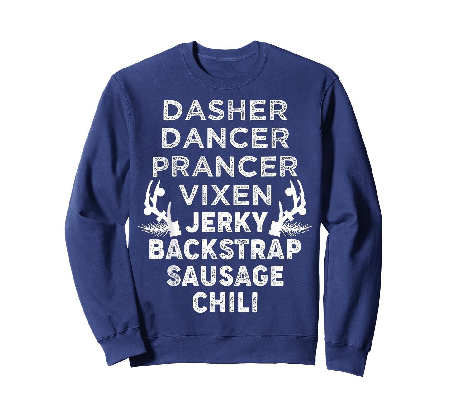 Dasher Dancer Prancer Vixen Jerky Backstrap Sausage Chili T-Shirt