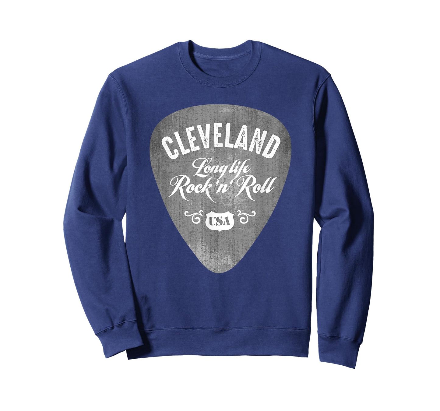 Cleveland Rock And Roll USA Guitar Pick Vintage T-Shirt