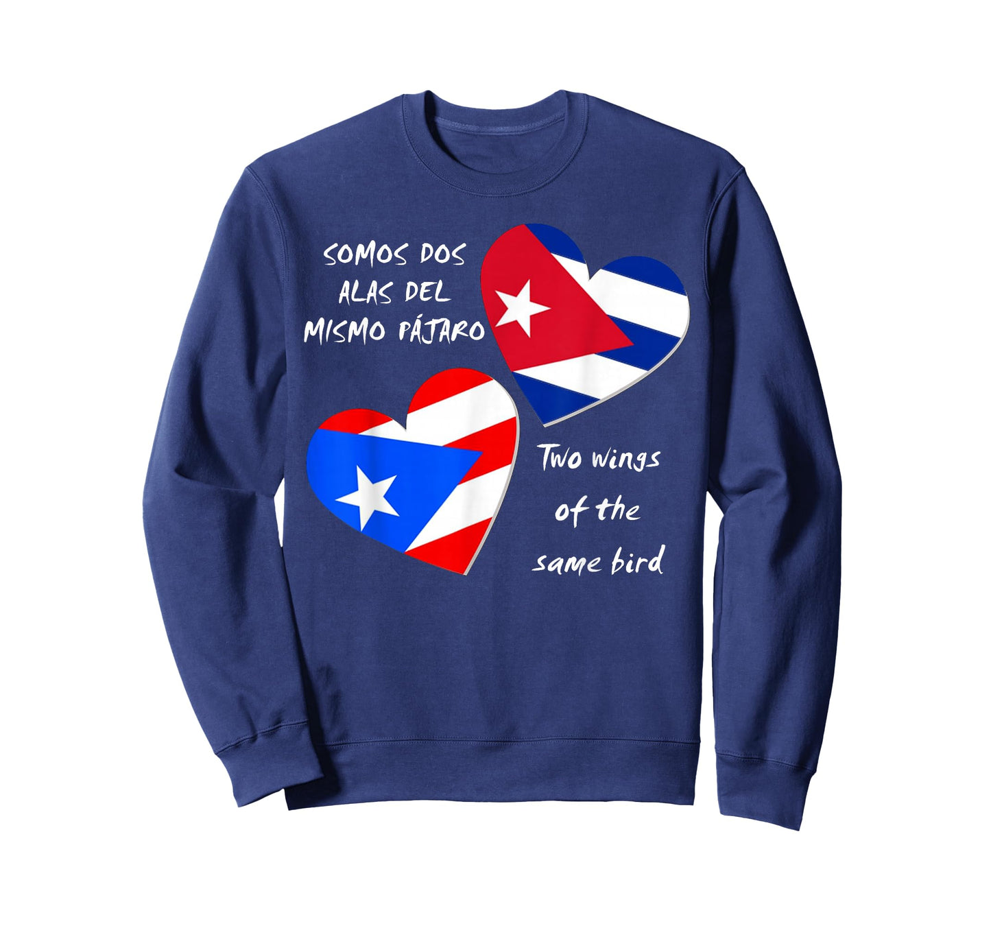 Puerto Rico and Cuba Heart, Two wings of the same bird T-Shirt